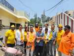 आशुतोष कोठारी के समर्थन में ऋषिकेश की सड़कों पर उतरे HKP कार्यकर्ता